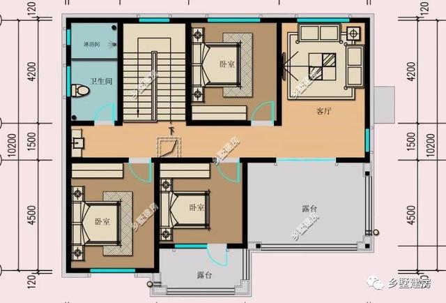 你可能不信，農村二層別墅設計圖，建成僅花18萬，美觀又實用！