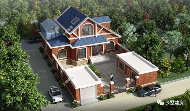 你可能不信，農村二層別墅設計圖，建成僅花18萬，美觀又實用！