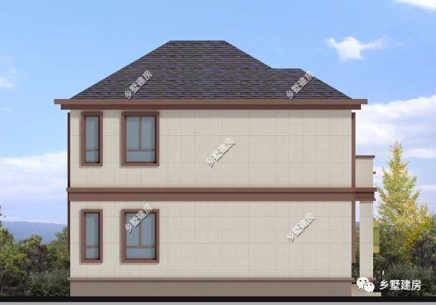 你可能不信，農村二層別墅設計圖，建成僅花18萬，美觀又實用！