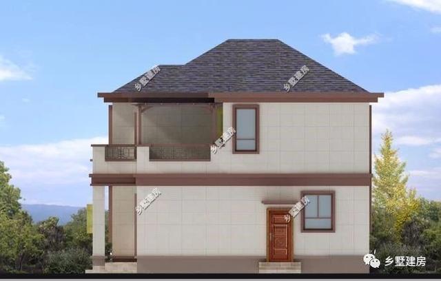 你可能不信，農村二層別墅設計圖，建成僅花18萬，美觀又實用！