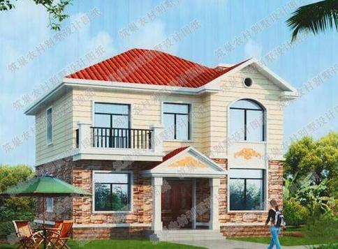 農(nóng)村簡(jiǎn)單實(shí)用二層自建房設(shè)計(jì)圖：2廳6臥，造價(jià)約20萬(wàn)左右，總體來(lái)說(shuō)很是不錯(cuò)