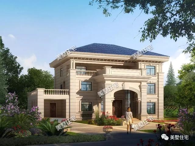 三層奢華歐式別墅設計圖，這樣才能算得上是配得上身份的住宅