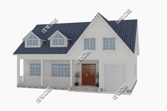 帶閣樓別墅設計圖，造型簡約布局舒適，適合農村養老