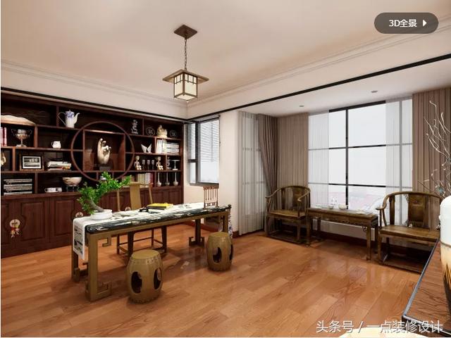 162平的自建房裝成了新中式風格，鄰居都看了都想這樣裝修呢！