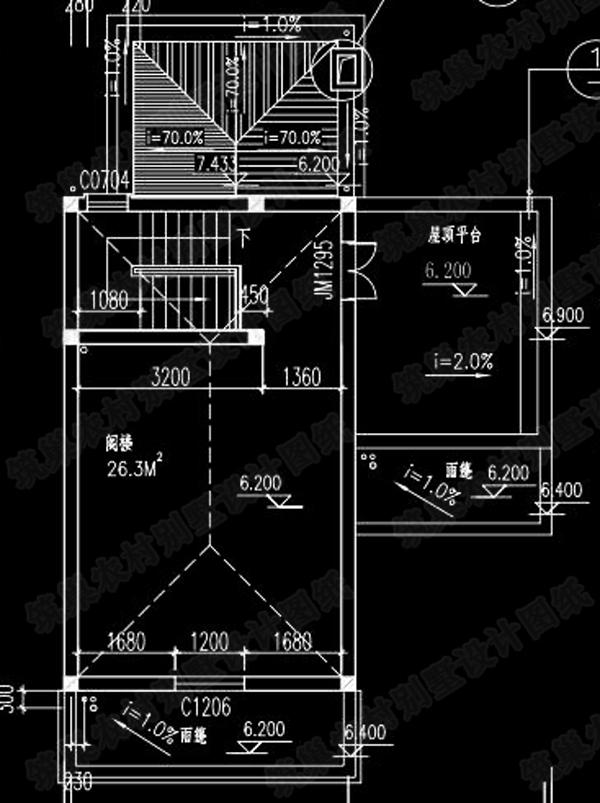80平米二層小戶型別墅圖，20萬1廳3室?guī)чw樓層（附高清效果圖）