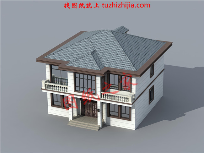 私人二層農村小樓設計圖,外觀靚麗,富有現代氣息