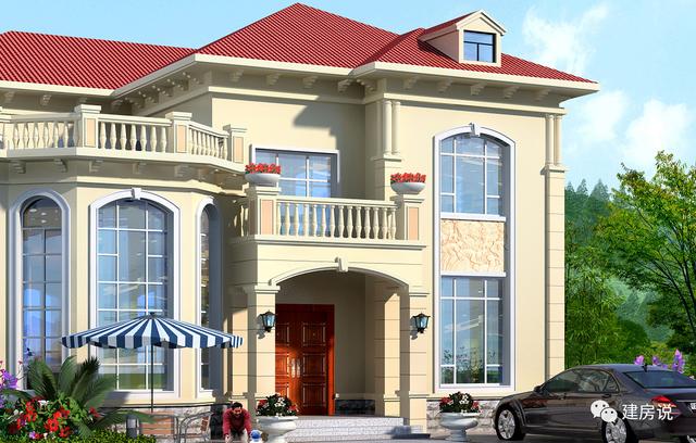 三款二層別墅圖，在老家蓋一棟漂亮的小別墅，讓家里人揚(yáng)眉吐氣，臉上有光