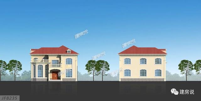 三款二層別墅圖，在老家蓋一棟漂亮的小別墅，讓家里人揚(yáng)眉吐氣，臉上有光