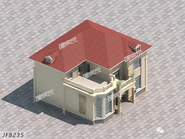 三款二層別墅圖，在老家蓋一棟漂亮的小別墅，讓家里人揚(yáng)眉吐氣，臉上有光