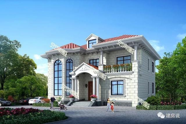 三款二層別墅圖，在老家蓋一棟漂亮的小別墅，讓家里人揚(yáng)眉吐氣，臉上有光