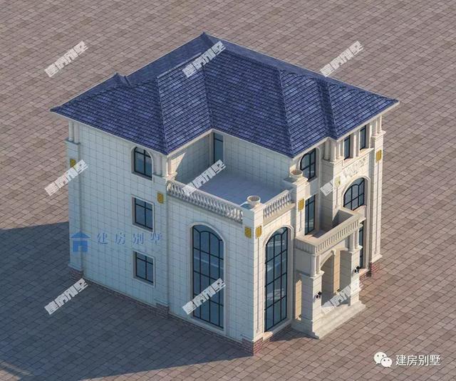 兩棟外觀靚布局好的三層別墅圖，這樣精美的戶型施工隊建起來都充滿動力