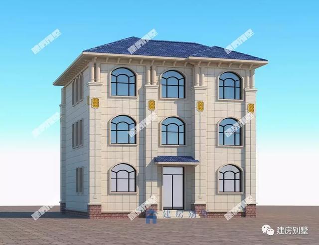 兩棟外觀靚布局好的三層別墅圖，這樣精美的戶型施工隊建起來都充滿動力