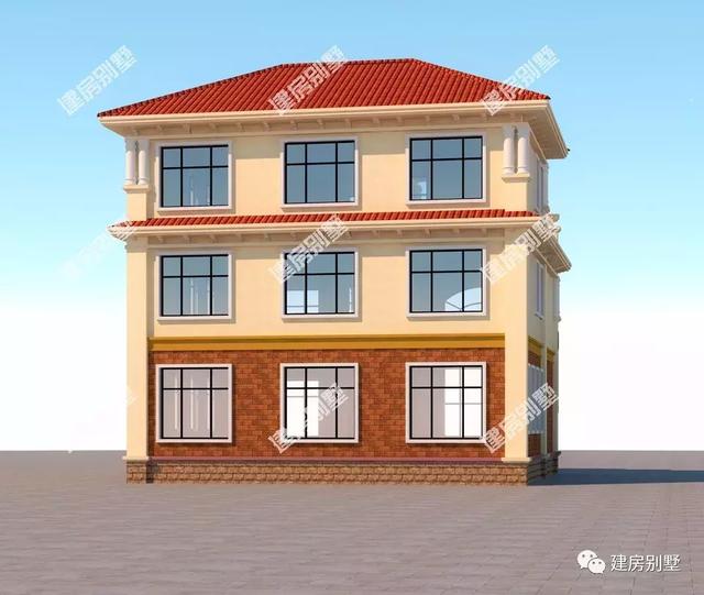 兩棟外觀靚布局好的三層別墅圖，這樣精美的戶型施工隊建起來都充滿動力