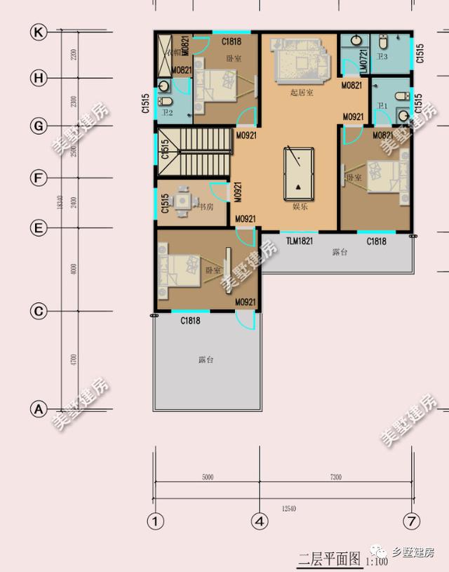 4款中式風格的小別墅設計圖，很適合我們農村自建，大家一起來看看吧