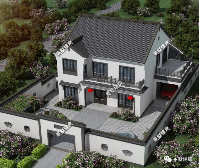 4款中式風格的小別墅設計圖，很適合我們農村自建，大家一起來看看吧