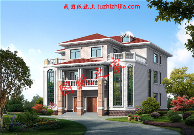 農村兄弟雙拼別墅三層，美觀氣派，室內布局合理實用