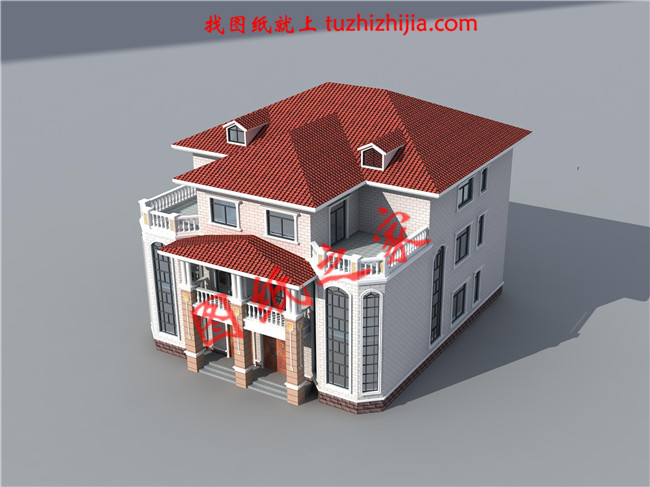 農村兄弟雙拼別墅三層，美觀氣派，室內布局合理實用