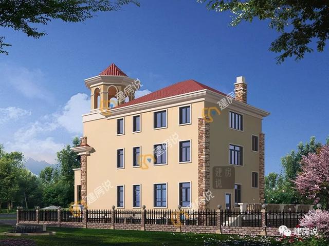 這3棟氣派的歐式別墅圖，建一棟衣錦還鄉，過上令人羨慕的小日子