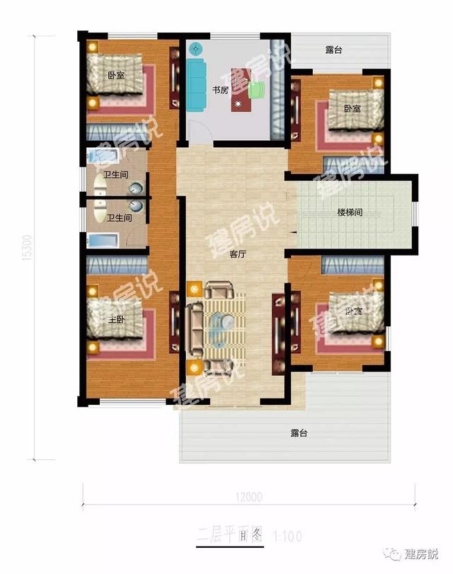 5款二層別墅圖很美很實惠，看起來夠洋氣，造價也不高，建到就是賺到