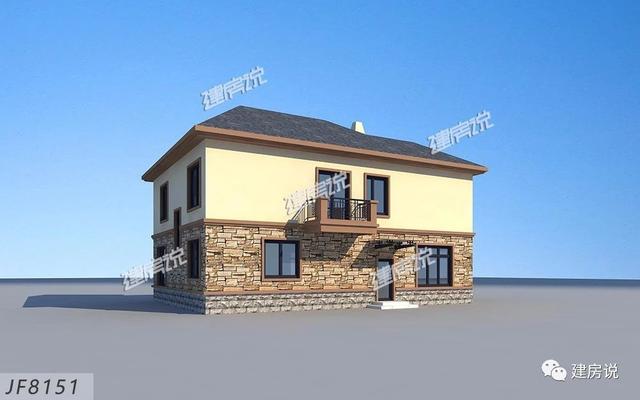 5款二層別墅圖很美很實惠，看起來夠洋氣，造價也不高，建到就是賺到