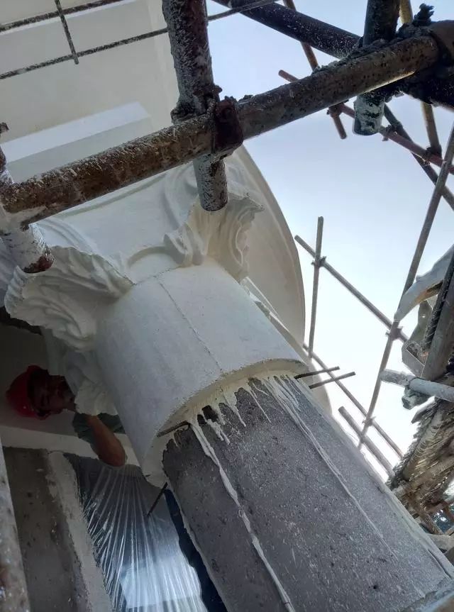 歐式建筑上的羅馬柱制作，詳細全過程（多圖）