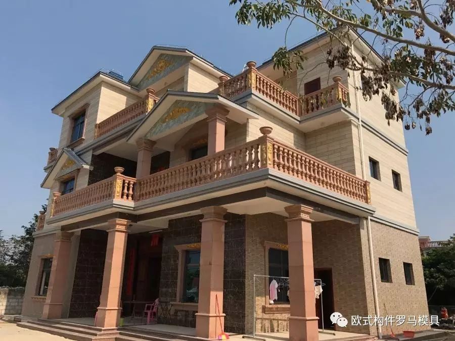 現澆水泥陽臺護欄/圍欄模具，ABS工程塑料，附施工案例