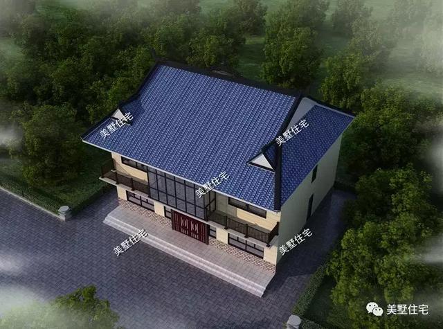 二層新中式別墅圖，中式與現代的完美結合，看過的都說好