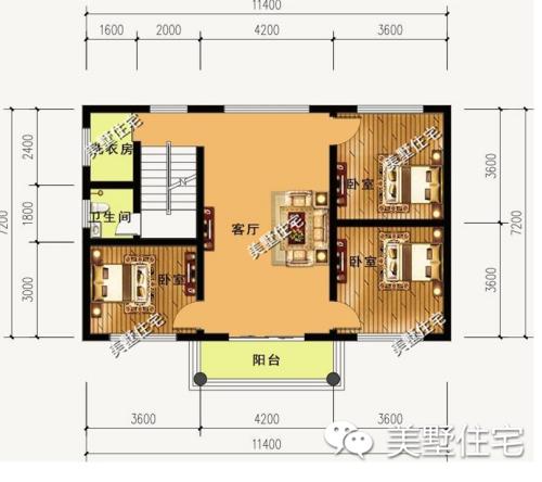 3套三層的小洋別墅設(shè)計圖，外觀漂亮又大氣，給父母一個舒適的家