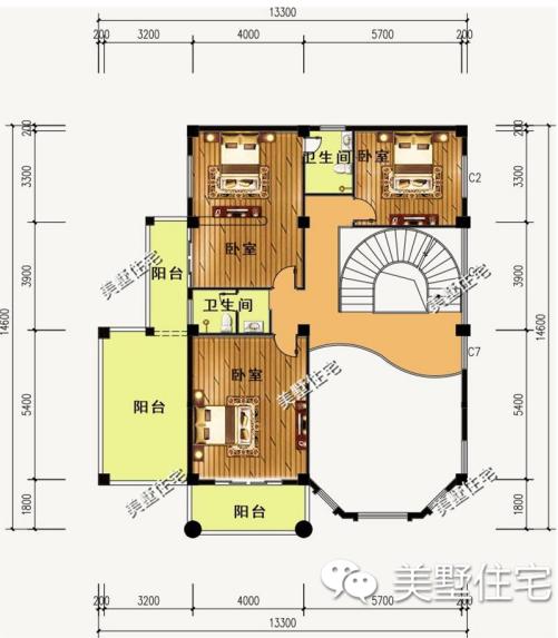 3套三層的小洋別墅設(shè)計圖，外觀漂亮又大氣，給父母一個舒適的家