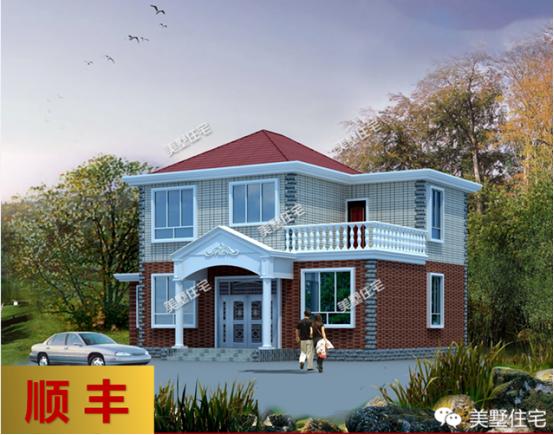 3款農村2層小別墅圖，20萬就能建起來，讓你花少錢，建好的房子！