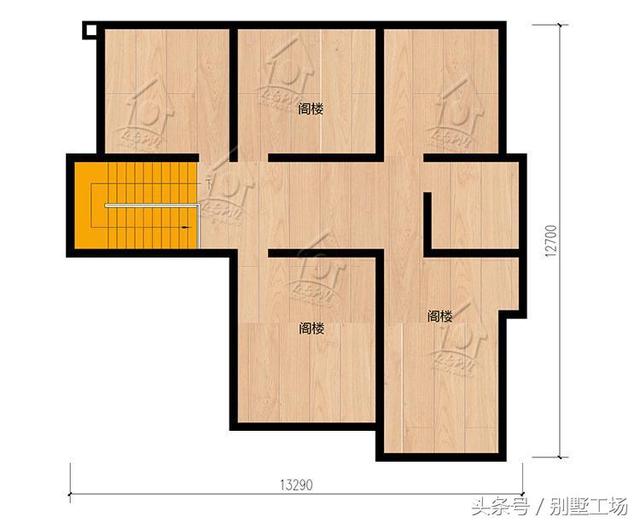 造價46萬農村三層別墅圖，外觀立體有層次，帶地下室閣樓