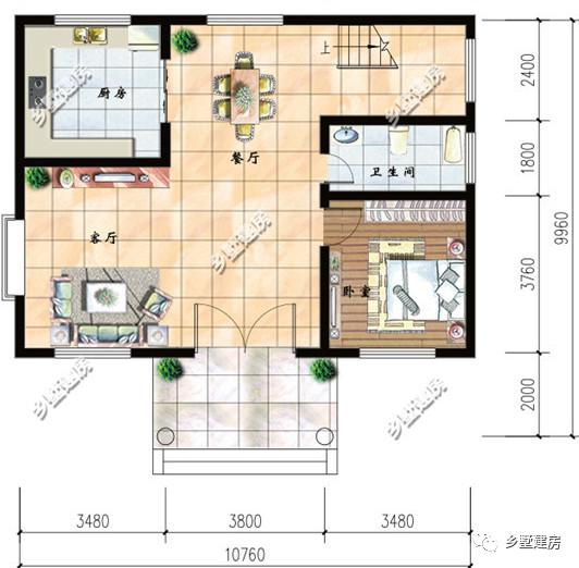 三款農村二層別墅圖，不到100平的農村小別墅，讓你知道小面積也有好布局