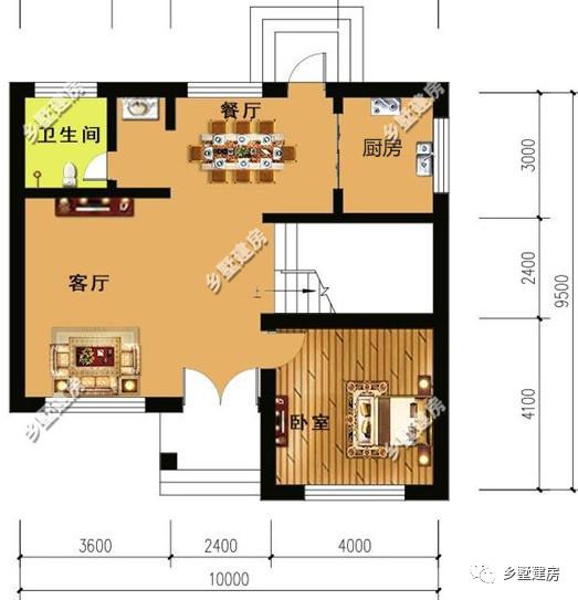 三款農村二層別墅圖，不到100平的農村小別墅，讓你知道小面積也有好布局