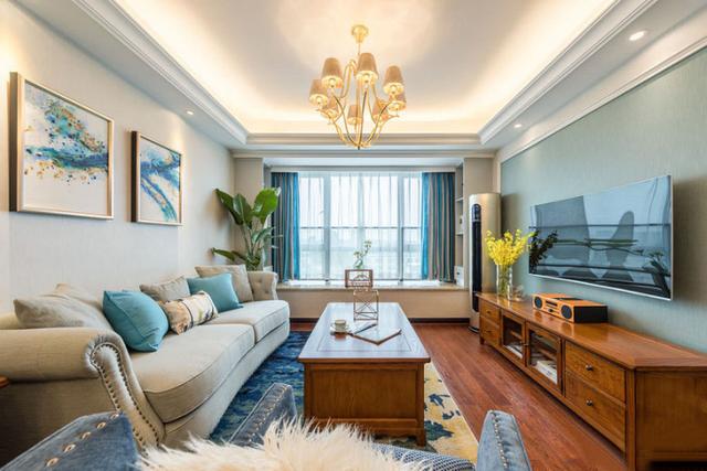 緊湊型美式裝修，套內面積89平米，一樣的漂亮