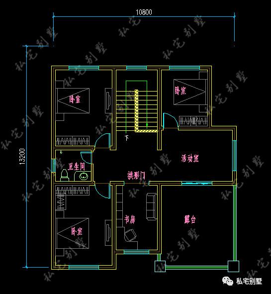 歐式框架大氣客廳通高三層農村自建房別墅圖，建了都說好