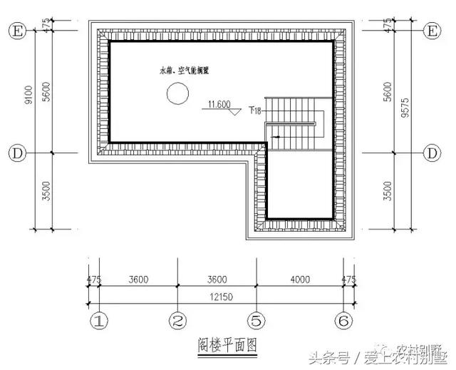 120平新農村框架結構別墅圖，三層半+挑空客廳+大露臺，超氣派超流行的一款別墅
