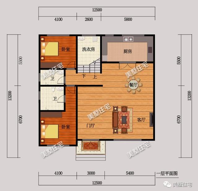 12X13米三層歐式農村別墅圖，外觀靚戶型贊，給你田園牧歌般的生活