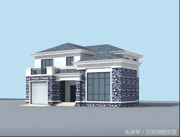 一棟漂亮實(shí)用的二層別墅圖，25萬建成，經(jīng)典布局永不過時