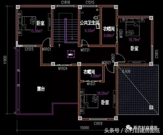 4款豪華農村自建別墅圖，款款帶堂屋，配以園林庭院，假山水景，這樣的豪宅城里人有再多的錢也買不起。