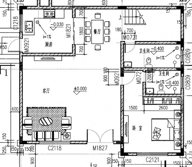 11×10米三層帶臥室套房私家別墅圖，2廳6臥造價30萬，文化石裝飾復古有韻味！