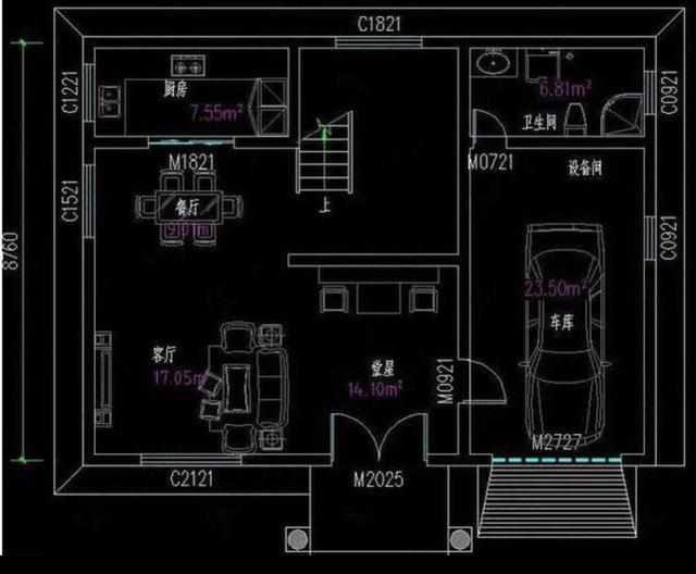 開間進深9米，占地100平米的兩款二層農村自建房設計圖，非常實用的戶型