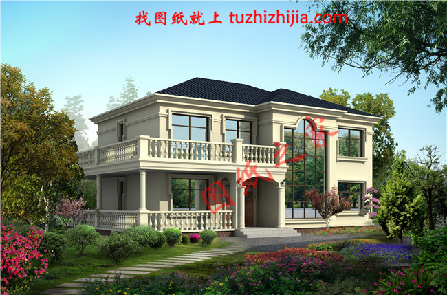 二層復式樓房設計圖,平實接地氣的平面布局