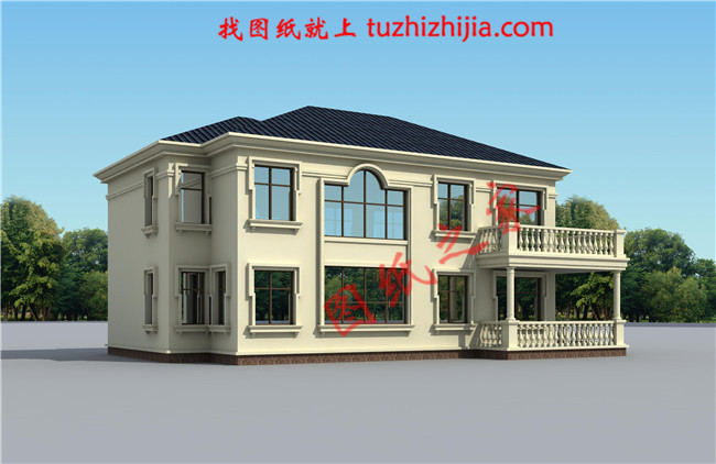 二層復式樓房設計圖,平實接地氣的平面布局