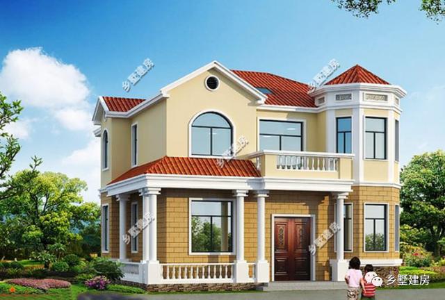 18萬三層農村新別墅圖，五室兩廳還有一個大露臺，真是太劃算了