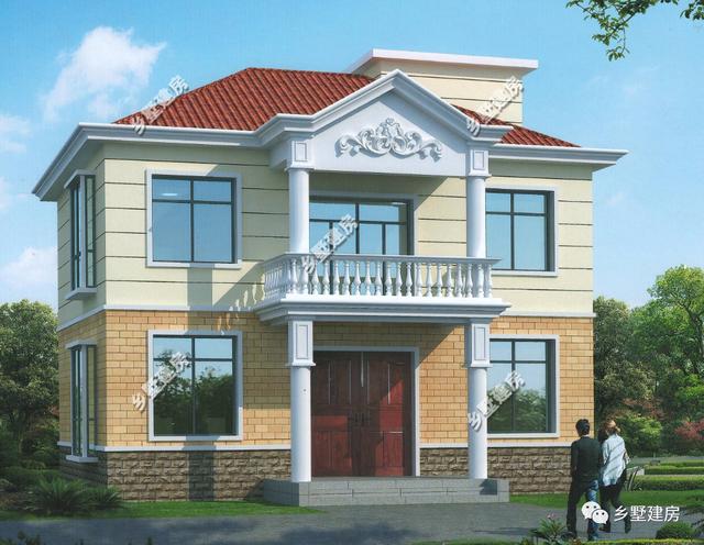 18萬三層農村新別墅圖，五室兩廳還有一個大露臺，真是太劃算了