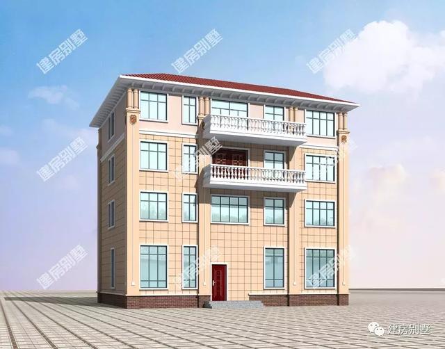 16.2×11.5米四層別墅設(shè)計(jì)圖，農(nóng)村自建房的典范，內(nèi)外兼修養(yǎng)眼又實(shí)用