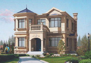 農村最好看18萬左右兩層小樓圖，外觀、造型簡潔大方