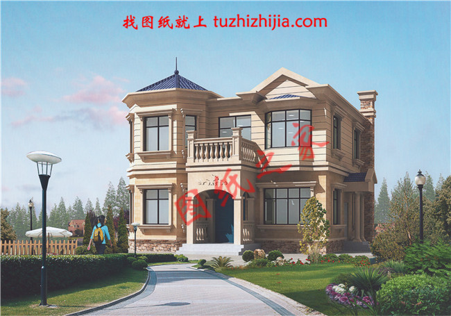 農(nóng)村最好看18萬(wàn)左右兩層小樓圖,外觀(guān)、造型簡(jiǎn)潔大方