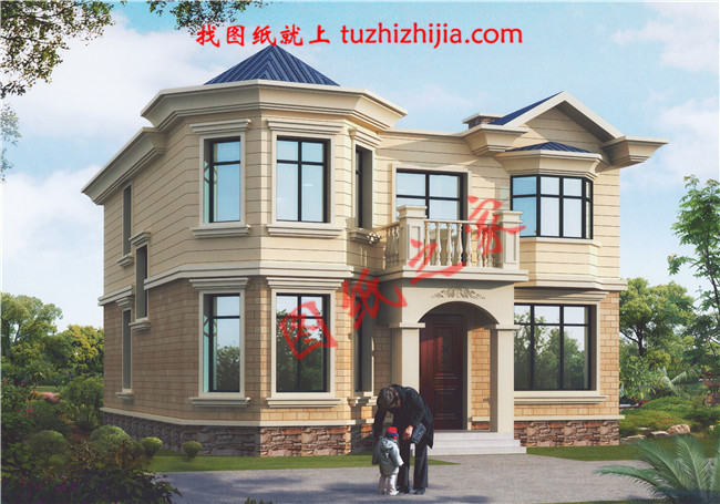 農(nóng)村最好看18萬(wàn)左右兩層小樓圖,外觀(guān)、造型簡(jiǎn)潔大方