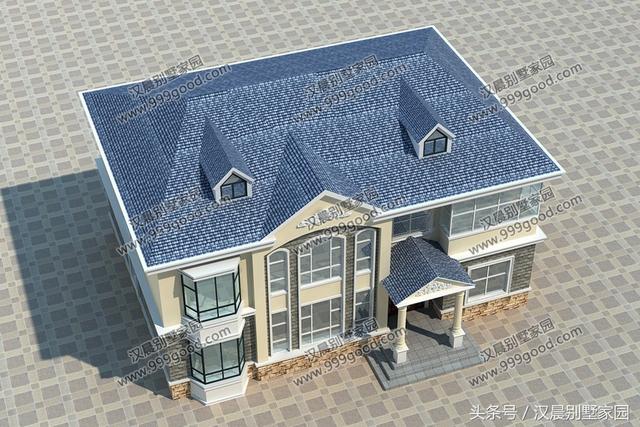 這棟14.4X11.4米兩層別墅設計圖超適合在北方建筑，北方的朋友看過來！